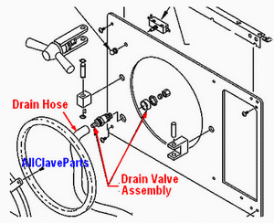 EZ10 DRAIN VALVE ASSEMBLY (RE-BUILDABLE) Tuttnauer EZ10 Autoclave Drain ...