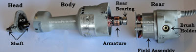 Stryker Cast Cutter Exploded View