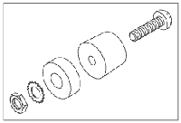 (image for) Eagle 10 & 10 Plus FRONT RUBBER FOOT ASSEMBLY