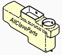 (image for) Validator 8 WATER RESERVOIR WITH RIGHT ANGLE BARB FITTING FOR DR