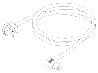 (image for) 3870E POWER CORD 220V INDUSTRIAL GRADE