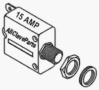 Tuttnauer 15 Amp Manual Reset Circuit Breaker