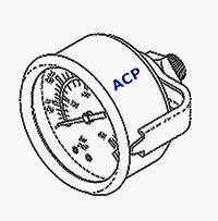 (image for) 1730MKV PRESSURE GAUGE (1.5 inch Diameter)