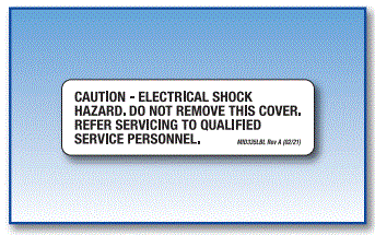 (image for) Midmark M9 DECAL (CAUTION)