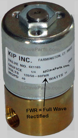 (image for) Midmark M11D Ultraclave FILL SOLENOID VALVE (COMPLETE) 14 Watt